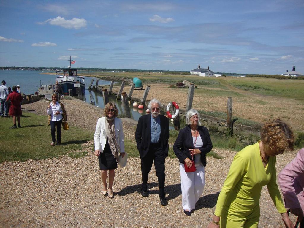 Bill Green at Hurst with Saskia and Elsa © SW